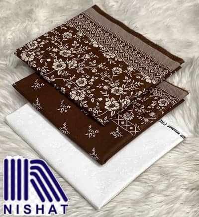 Nishat 3PC Printed Lawn Suit | Fine Quality | New Collection 2026