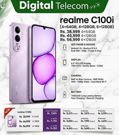Realme c100i available