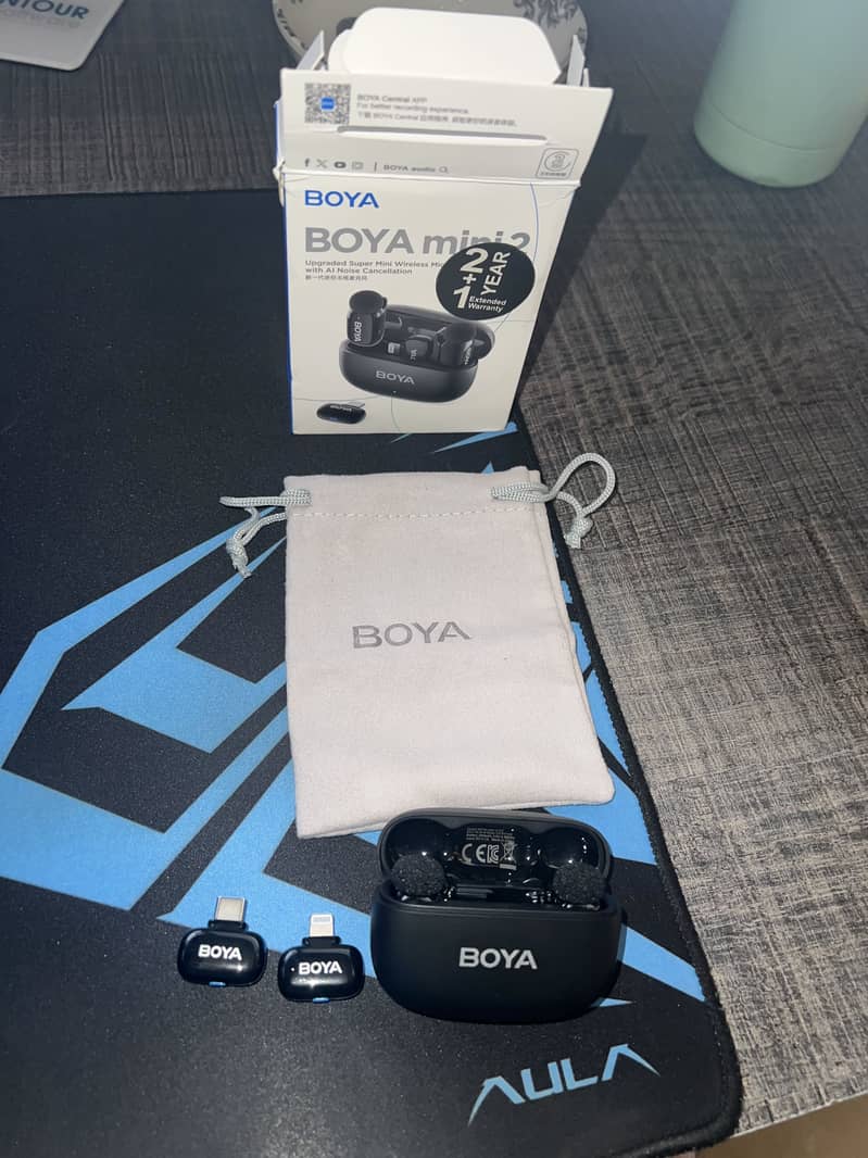 Boya mini 2 Microphone combo 0