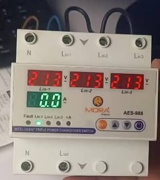 Mora 3-phase auto phase selector (3 phase to single phase converter)