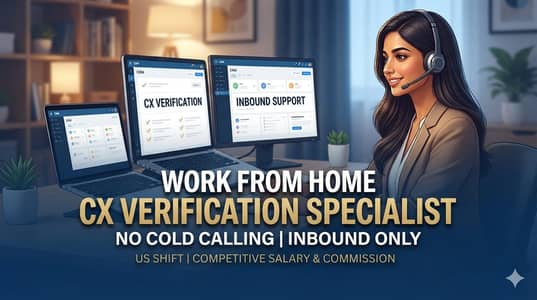 Call center job Work from home