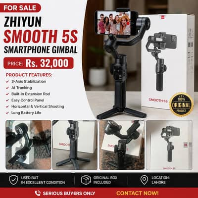 Zhiyun Smooth 5S Smartphone Gimbal – Used