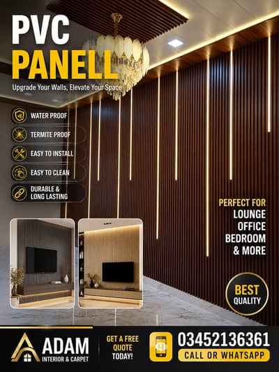 Wpc wall panels - PVC wall panels - Solid wall panels - media wall