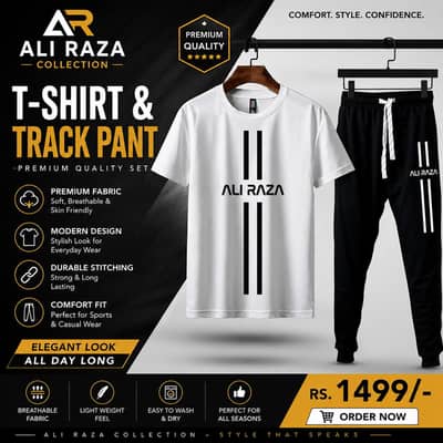  T-Shirt & Track Pant 2-Piece Set | Premium Quality
