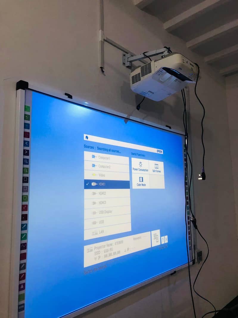 SMART INTERACTIVE TOUCH BOARDS WITH PROJECTORS COMPLETE SETUP 11