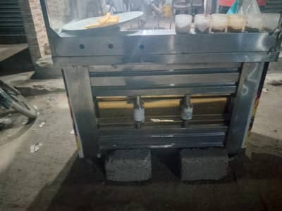 65000steel counter mukamal saman ke satha silnder nhe hai 03412365345