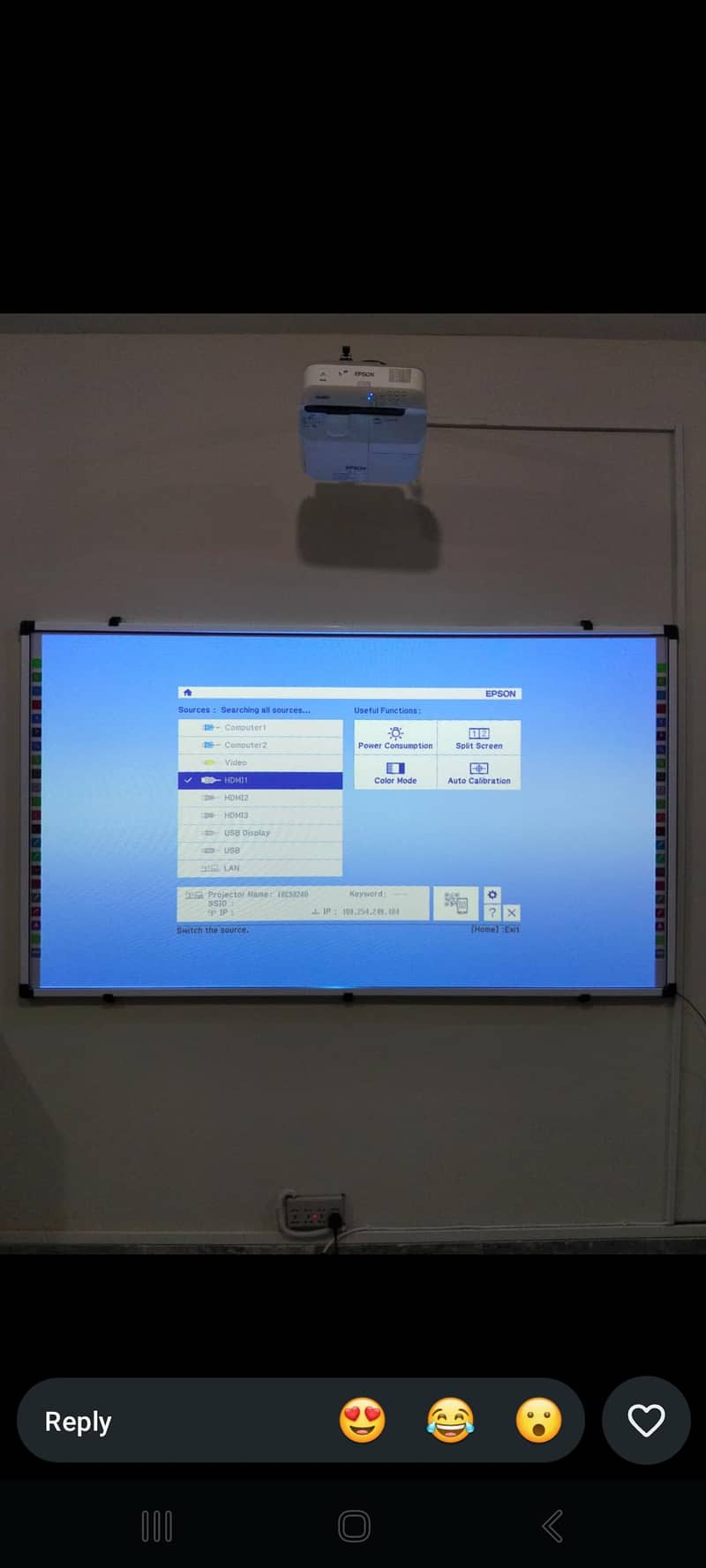 SMART INTERACTIVE TOUCH BOARDS WITH PROJECTORS COMPLETE SETUP 1