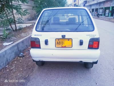 Suzuki Mehran VX 1998 model white colour good condition only petrol