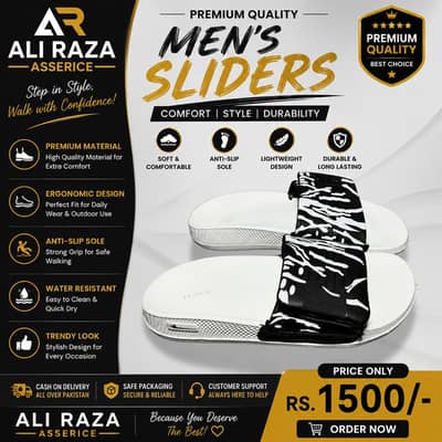 Stylish Men’s Slippers | Comfortable Casual Slippers