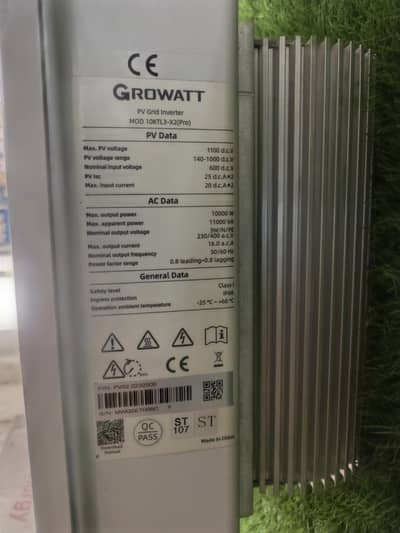 10kw growatt ONgrid inverter 10/10 condition