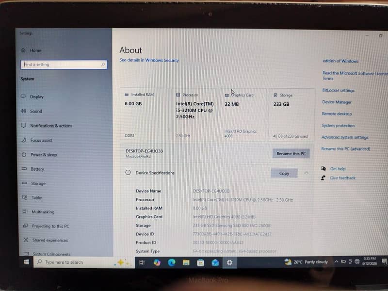 Mac book pro 2
