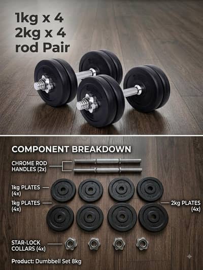 abest adjustable dumbbell with solid rod