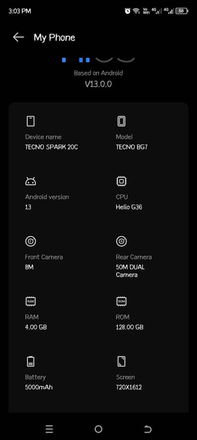 Tecno Spark 20C