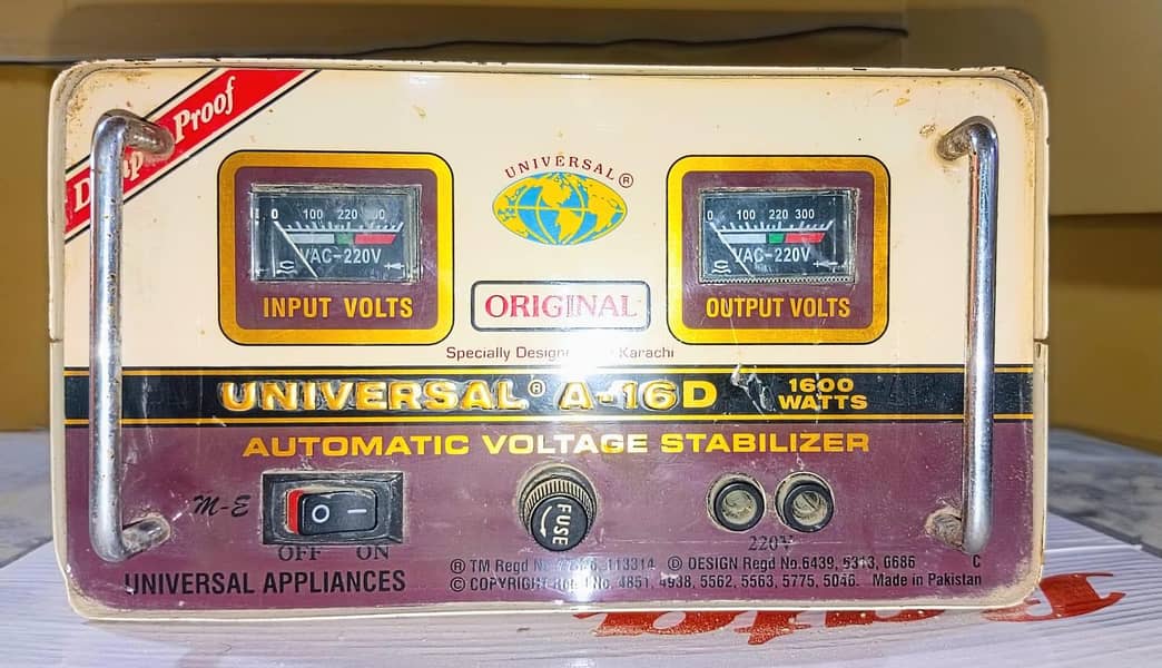 Universal Stabilizer 1600 Watts 0
