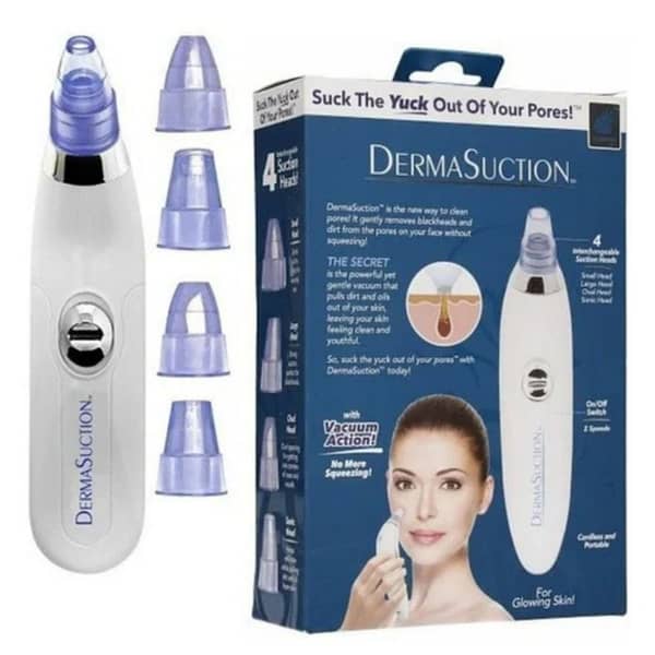 Derma Suction Pore Cleaner – Blackhead Remover Vacuum Device for Deep Facial Cleansing & Skin Care