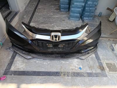 Honda vezel 2013 to 2017 front lights bumpers jali fog lights etc