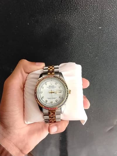 new Rolex date just rainbow dial