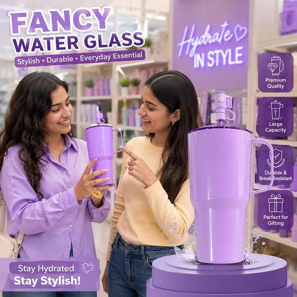 Premium Leak Proof Water Tumbler with Straw Large Capacity Travel Cup for Daily Use