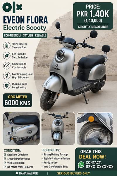 Eveon Flora electric scooty