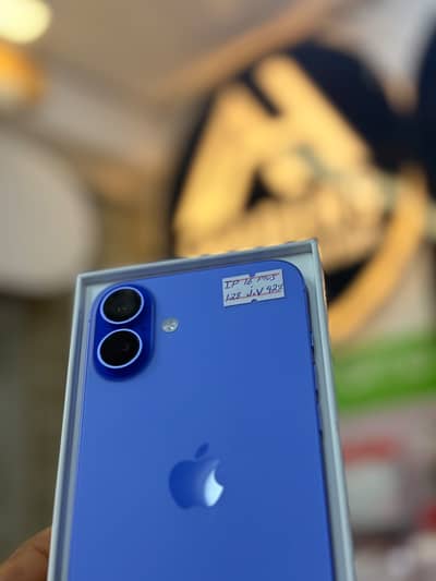 Apple iPhone 16 Plus Ultra marine Blue Colour 128gb with box sealed