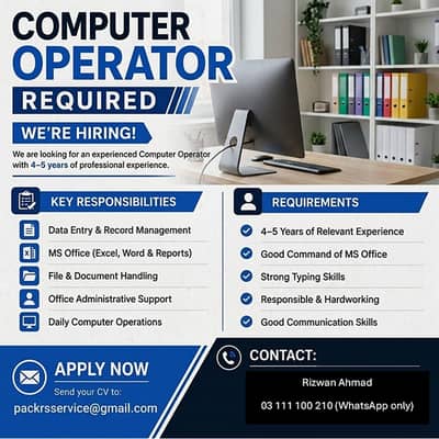 Computer Operatior