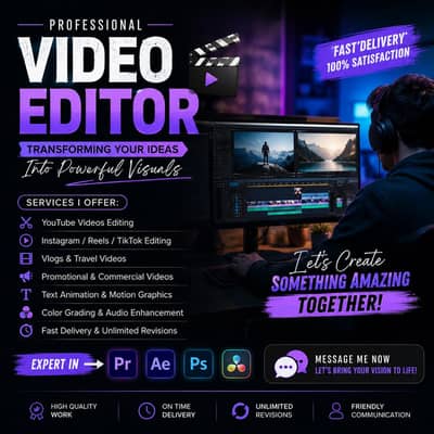 Professional Video Editing Services