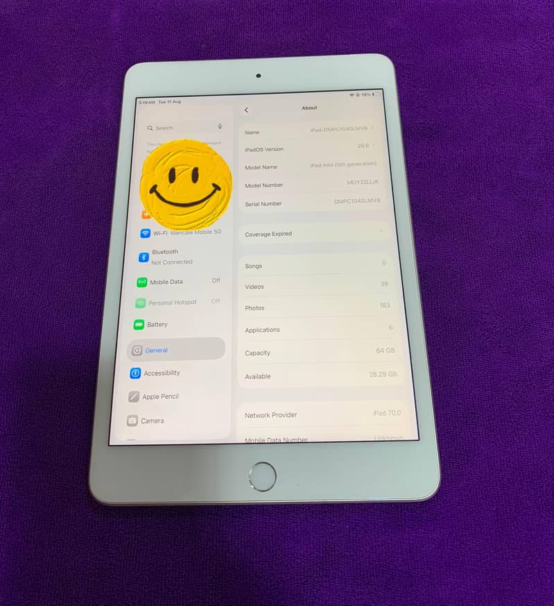 iPad mini 5 / 64gb/cellular 0