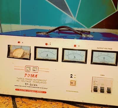 PUMA TP-3kVA Three-Phase Automatic AC Voltage Regulator (Stabilizer)