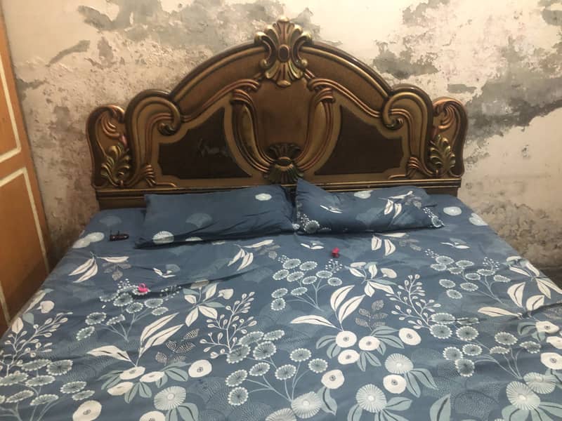 Bed, Dressing table , side table , showcase 2