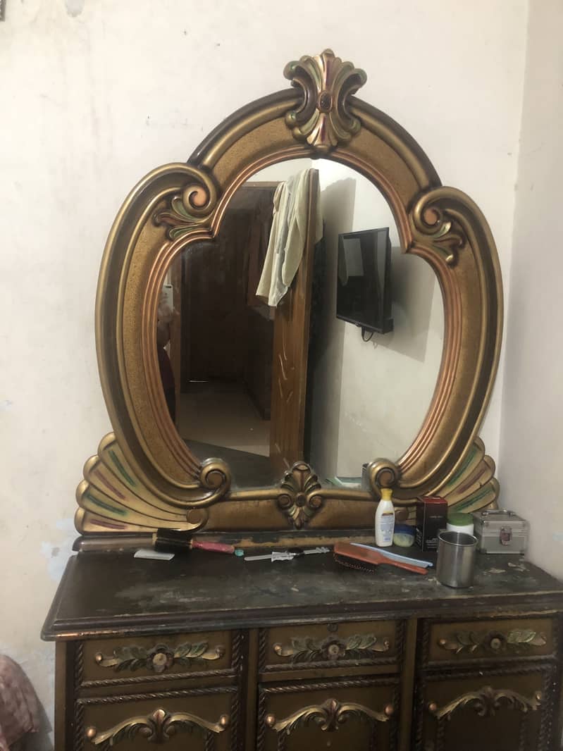 Bed, Dressing table , side table , showcase 7