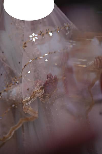Beautiful Bridal/Nikah Veil – Worn Once Only