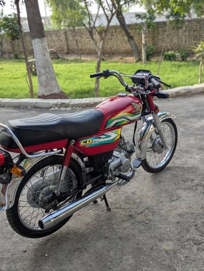 Honda CD 70 2021 for sale saaf bike ha