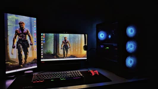 Gaming Pc - Dual Monitors