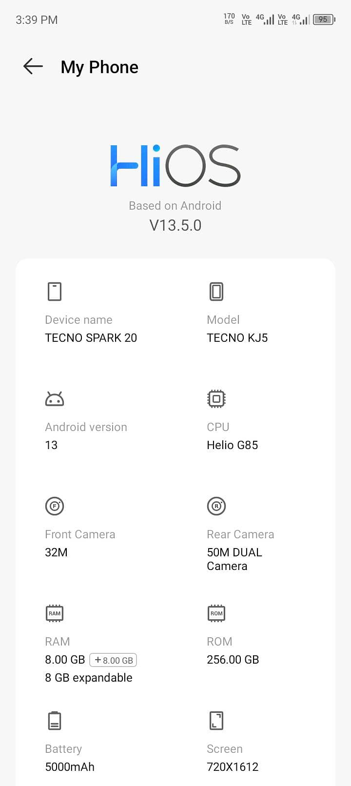 Tecno Spark 20 4