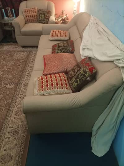 7 seated sofa set American lether