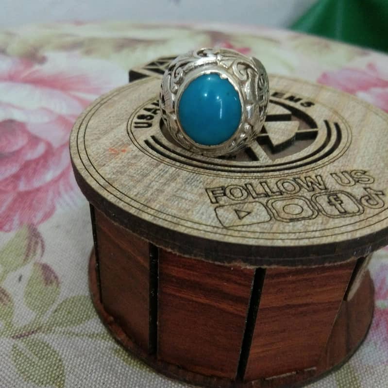 Feroza Silver Ring 0