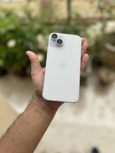 iPhone 15 plus paper kit 85 health 128gb factory unlock one sim used