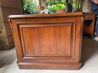 Executive office desk and Credenza