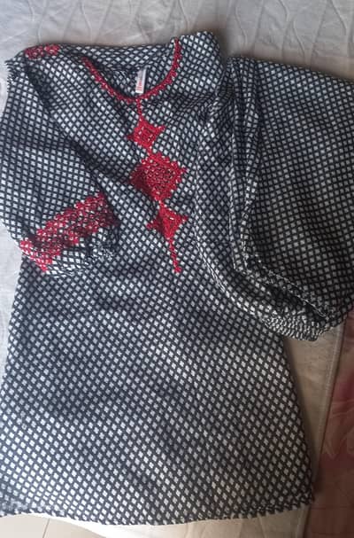 2piece embroidered suit