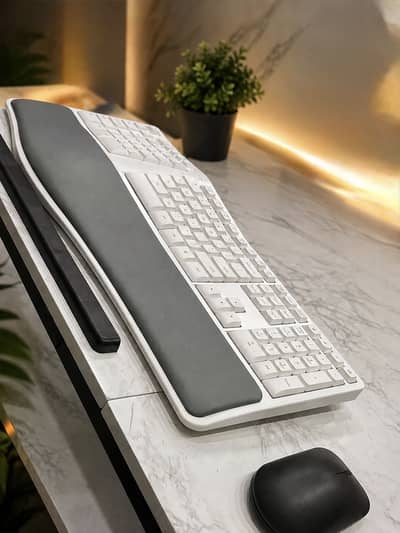 Anko Wireless Ergonomic Keyboard | 110-Key Full Size Keyboard