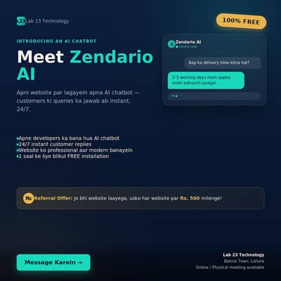 Free AI Chatbot for 1 Year – Website Installation