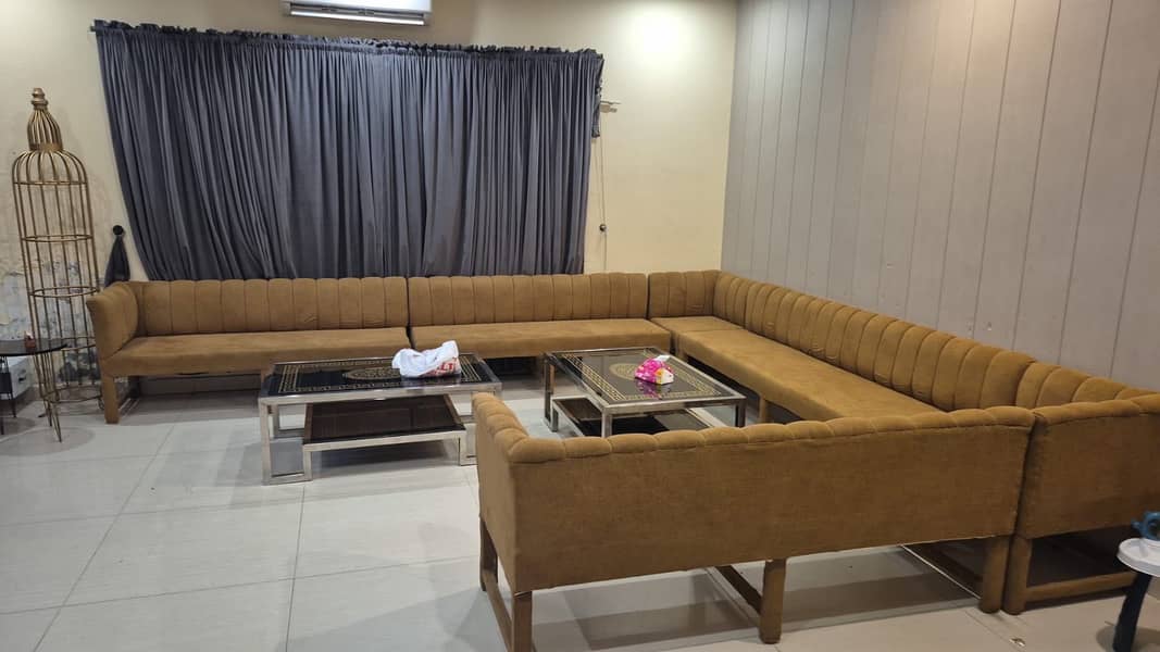L shaped sofa 6