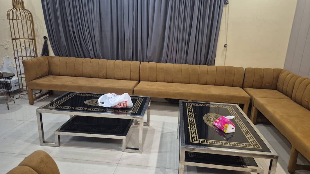 L shaped sofa 7