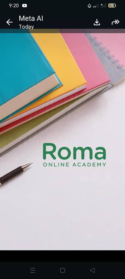 Online tutor class 1 to 5 English Urdu Math Science Roma  Academy