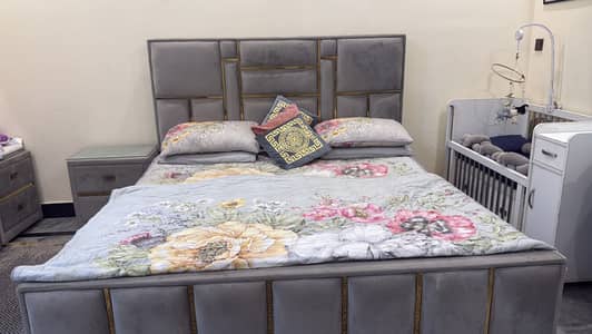 full gray bed set