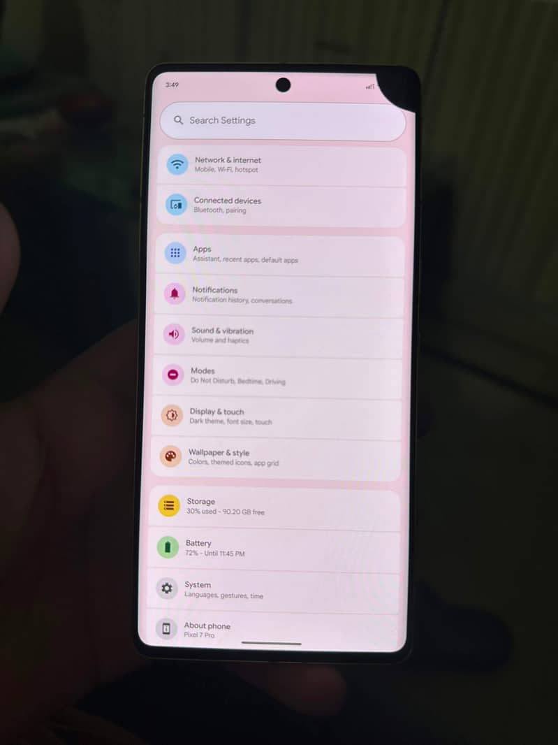 Google Pixel 7 Pro 7