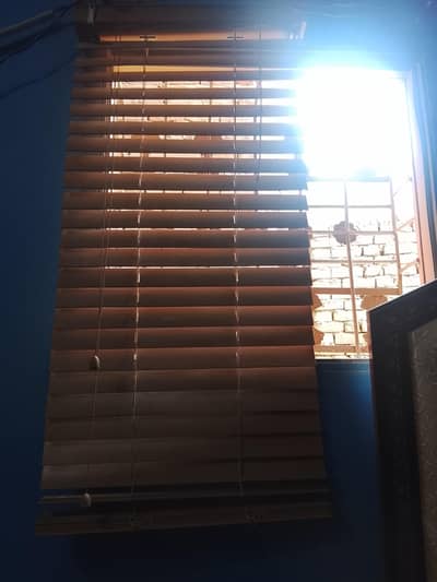 wood venetian blinds window curtain size 3*4ft