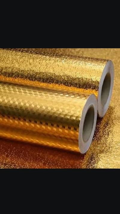 2 metre sticker golden sheet