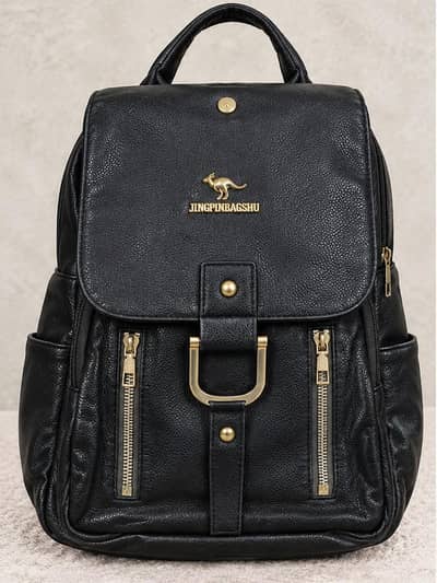 Imported Black Backpack – Excellent Condition