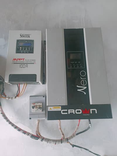Crown 3KW UPS + SIMTEK 100A MPPT Solar Controller